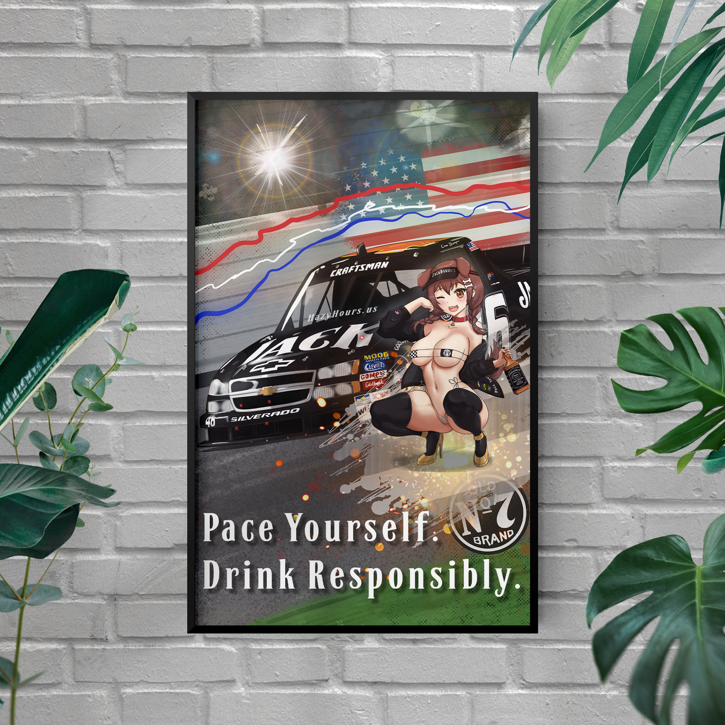 Jack D Chevy & Vtuber Korone Print