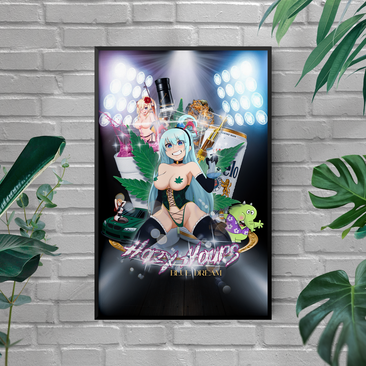 Blue Dream Aqua Print